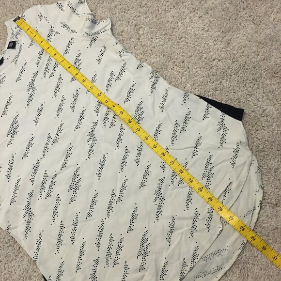 Vero Moda Boca Short Sleeve Dot Cluster Cream Hipster Blouse - Picture 14 of 15